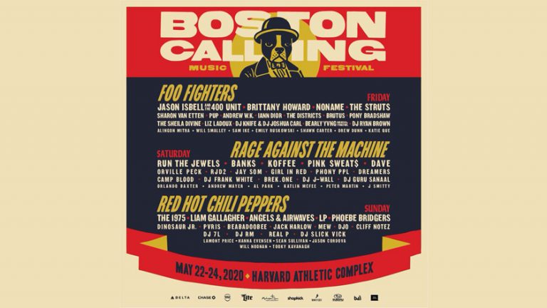 Rage Against the Machine, Foo Fighters y Red Hot Chili Peppers headliners del Boston Calling 2020