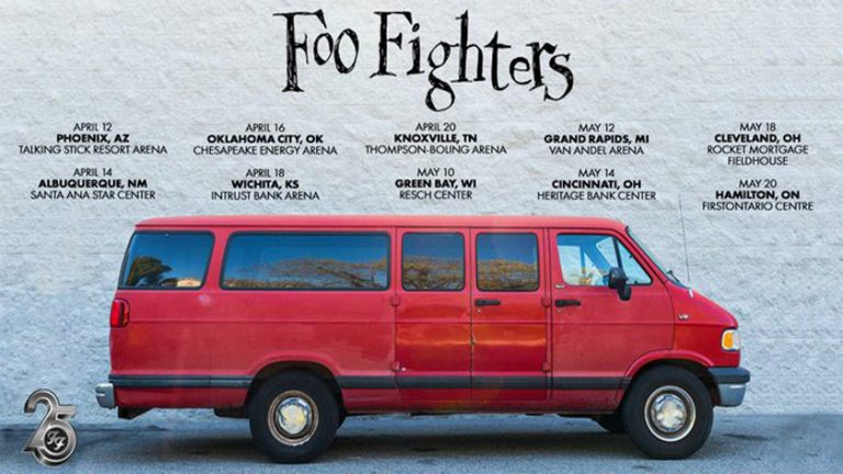 Los Foo Fighters se van de gira sobre ruedas con The Van Tour 2020