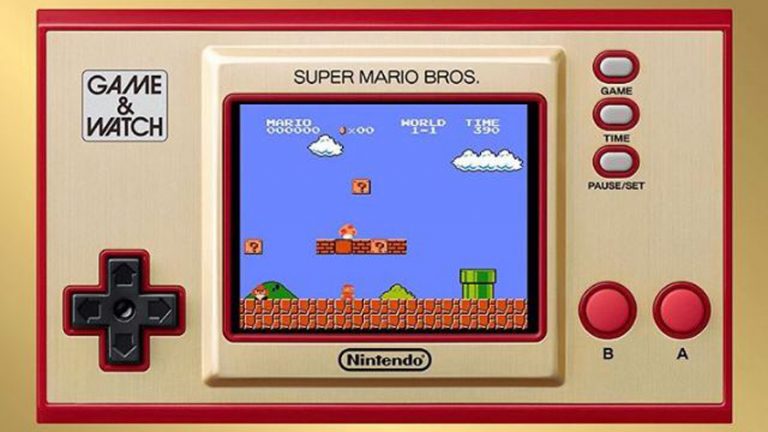Nintendo celebra 35 años de su Game & Watch con consola portátil conmemorativa