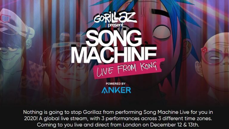 Todo listo para el concierto virtual “Song Machine Live” de Gorillaz