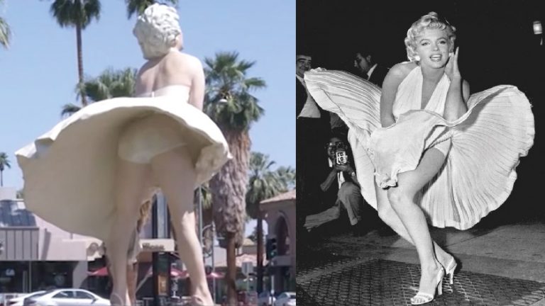 Nueva estatua de Marilyn Monroe provoca protestas por ser misógina