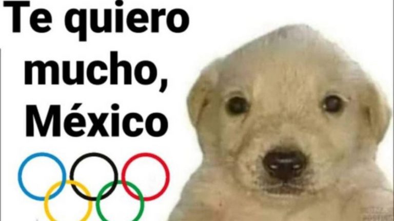 El perro “Te quiero mucho” desata memes por su apoyo a México en las olimpiadas