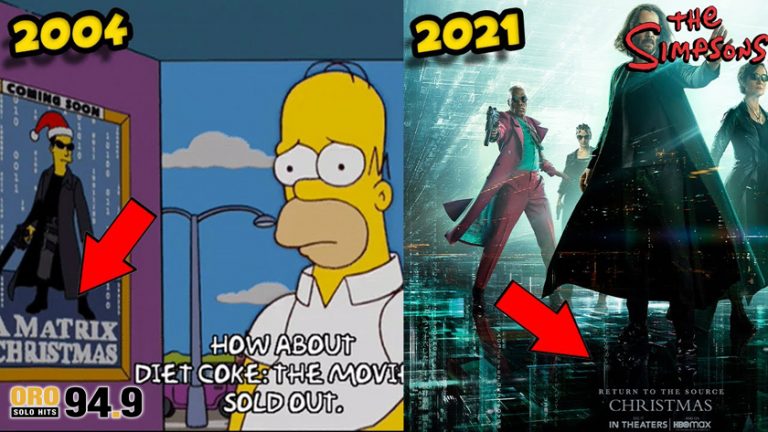The Matrix 4 fue predicha por Los Simpson desde el 2004