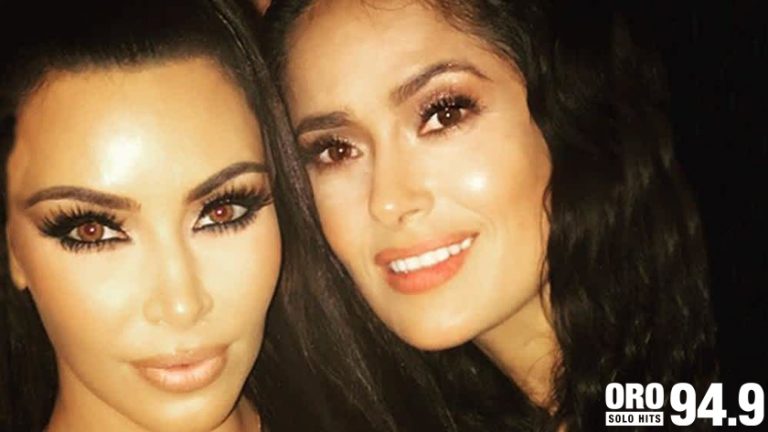 Kim Kardashian reveló ser una admiradora de la gran Salma Hayek