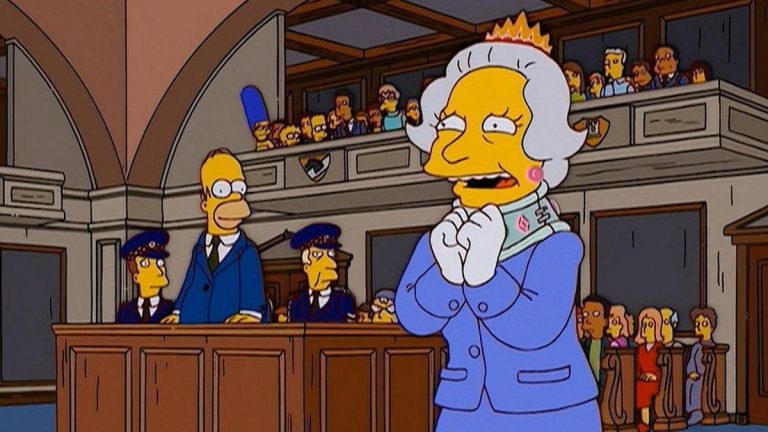 La reina Isabel II apareció varias veces en “Los Simpson”