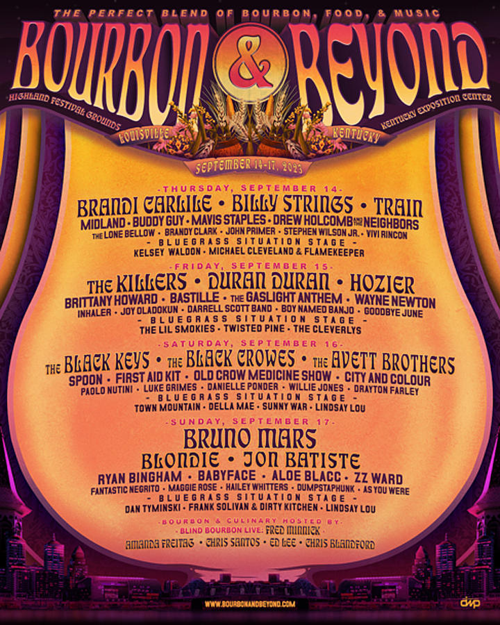 Publican el póster del Festival Bourbon & Beyond 2023