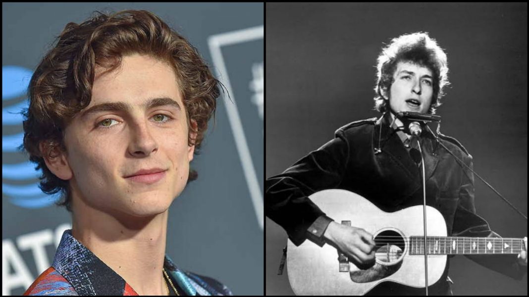 Timotheé Chalamet cantará los éxitos de Bob Dylan en biopic