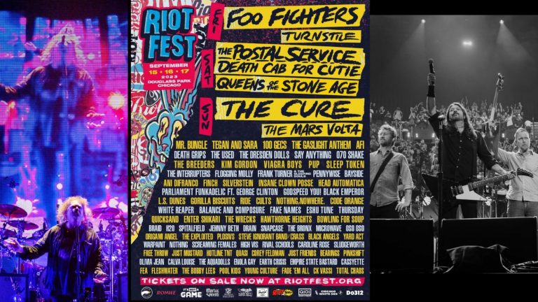Foo Fighters y The Cure serán parte del Riot Fest 2023
