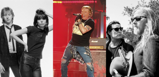 Las bandas de rock, The Pretenders y Alice in Chains, formarán parte de la gira Norteamericana de Guns N' Roses como invitados especiales.