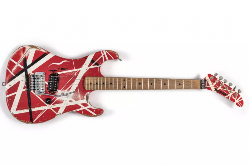 Guitarra Kramer de Eddie Van Halen, que será subastada